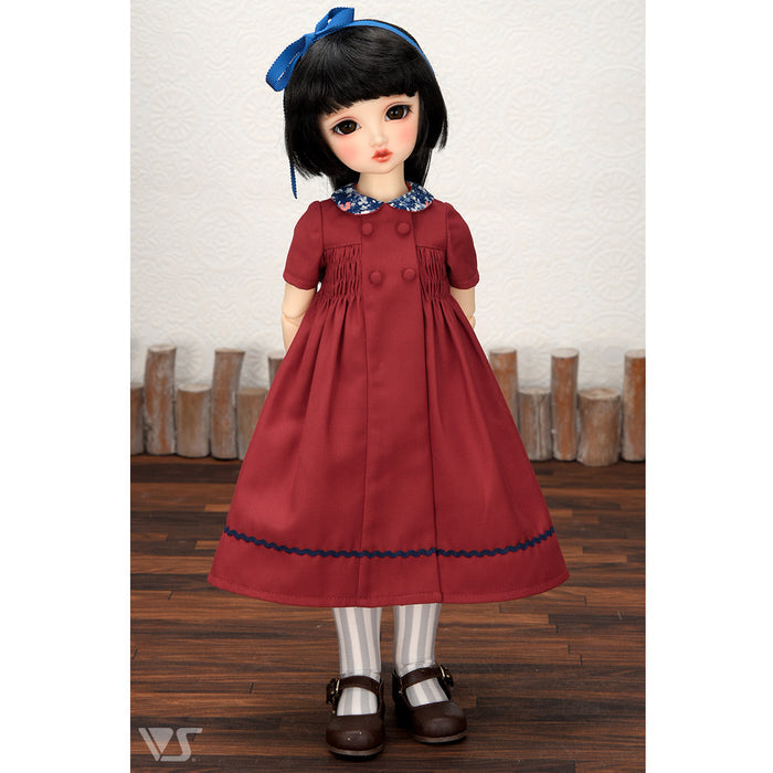 Dark Red Dress Set / Mini