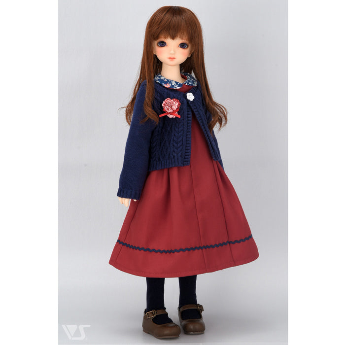 Dark Red Dress Set / Mini