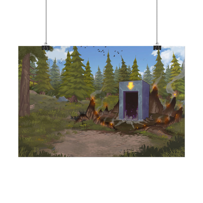 Darkworld Portal Art Print