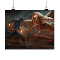 DJ Battles the Harpygriff Art Print