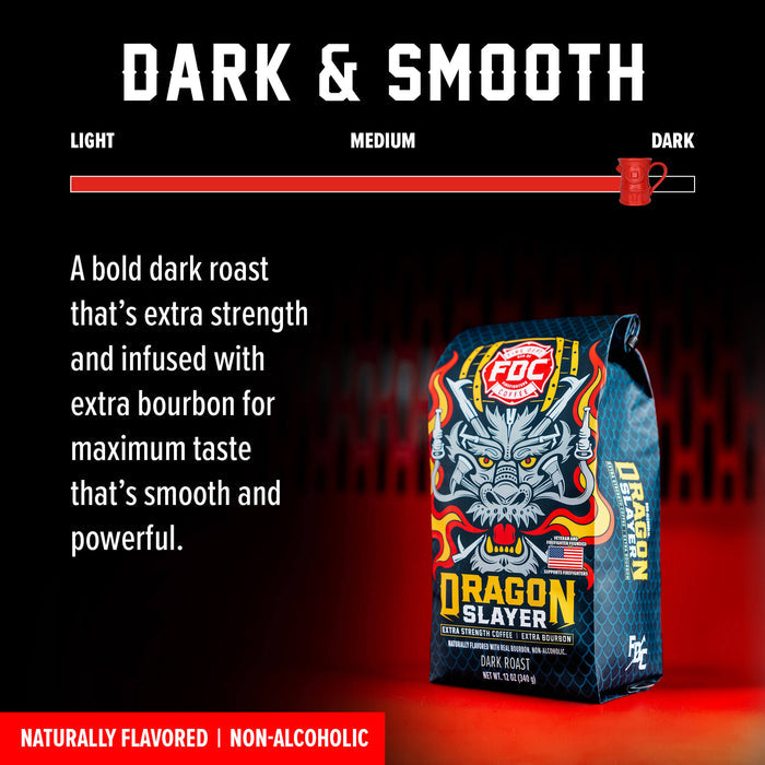 Dark and Smooth Coffee Scale, Dark Coffee with a FDC Dragon Slayer bag