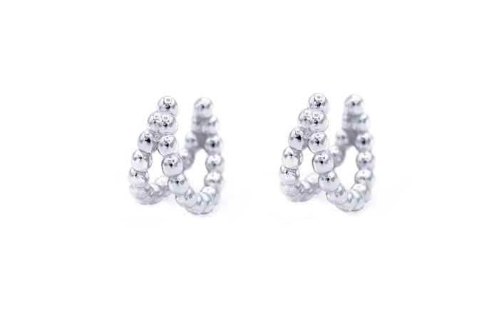 Ear cuff ball in argento 925