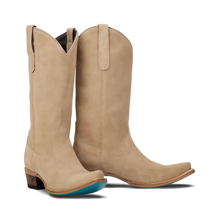 Emma Jane Boot - Latte Suede Ladies Boot Latte Suede Western Fashion by Lane