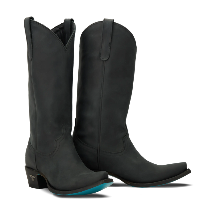 Emma Jane Boot - Matte Black Ladies Bootie Matte Black Western Fashion by Lane