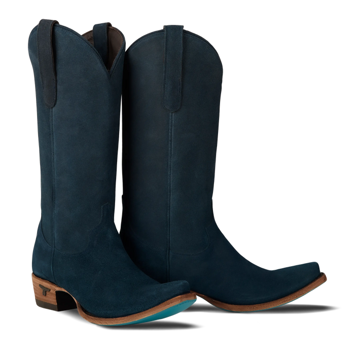Emma Jane Boot - Navy Suede Ladies Boot Western Fashion by Lane