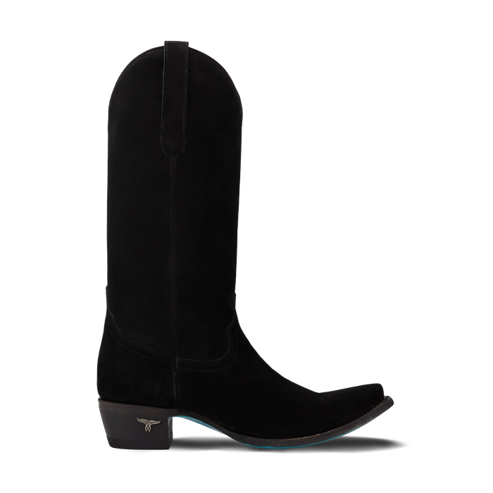 Emma Jane Boot - Soft Black Suede Ladies Boot Western Fashion by Lane