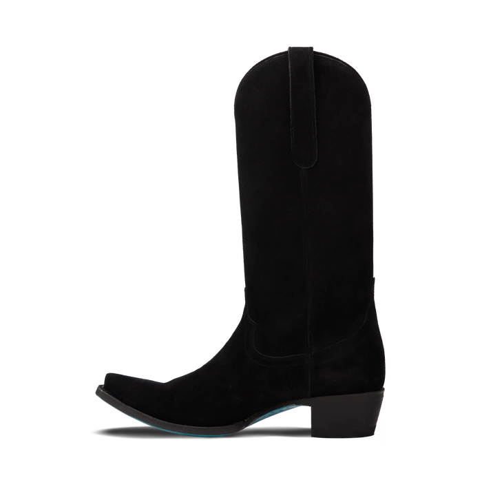 Emma Jane Boot - Soft Black Suede Ladies Boot Western Fashion by Lane