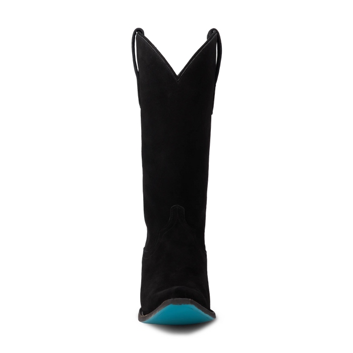 Emma Jane Boot - Soft Black Suede Ladies Boot Western Fashion by Lane