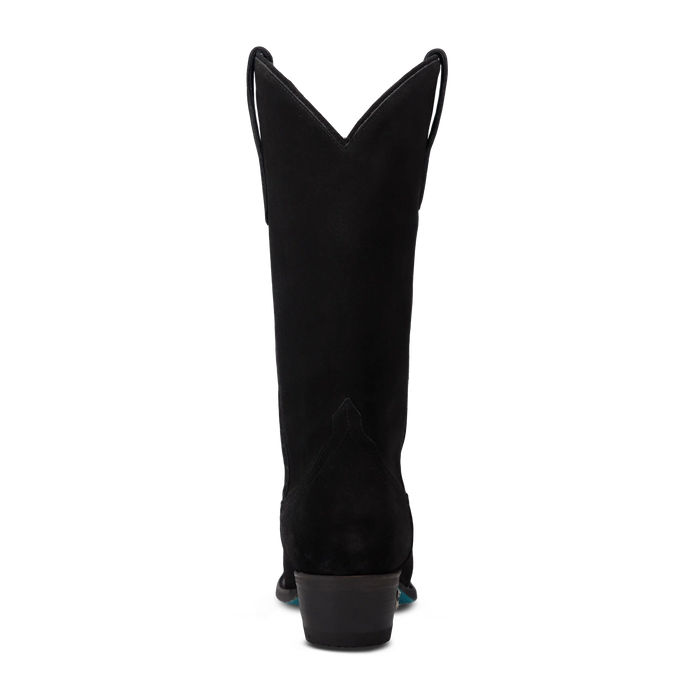 Emma Jane Boot - Soft Black Suede Ladies Boot Western Fashion by Lane