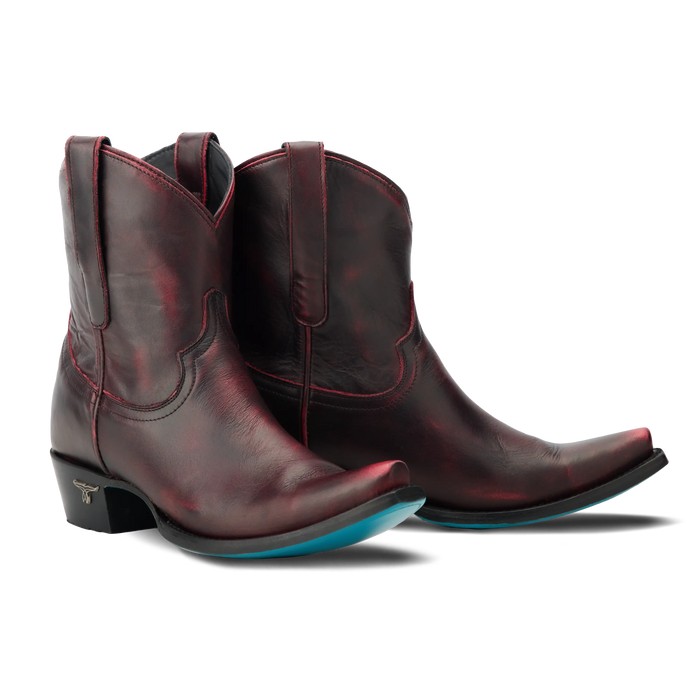 Emma Jane Bootie - Black Cherry Ladies Bootie Black Cherry Western Fashion by Lane