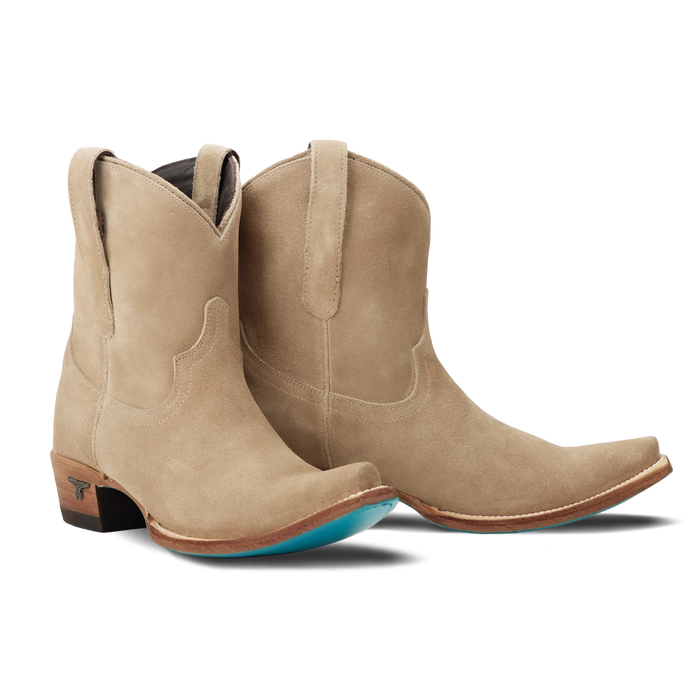 Emma Jane Bootie - Latte Suede Ladies Bootie Latte Suede Western Fashion by Lane