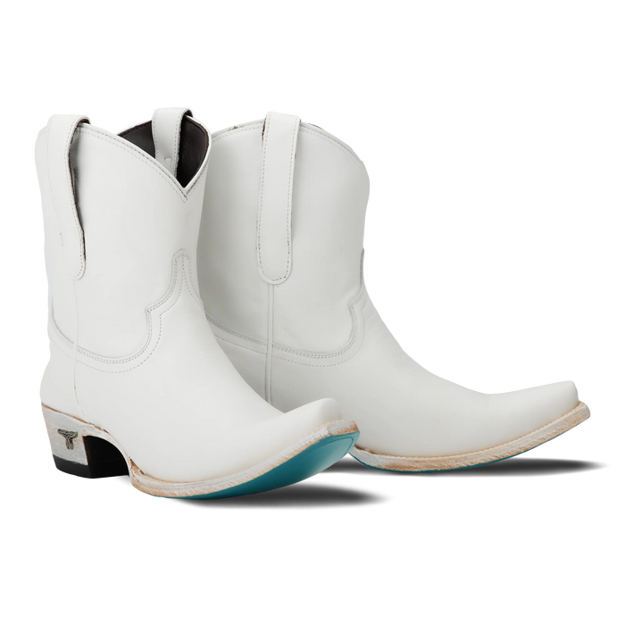 Emma Jane Bootie - Matte White Ladies Bootie Matte White Western Fashion by Lane
