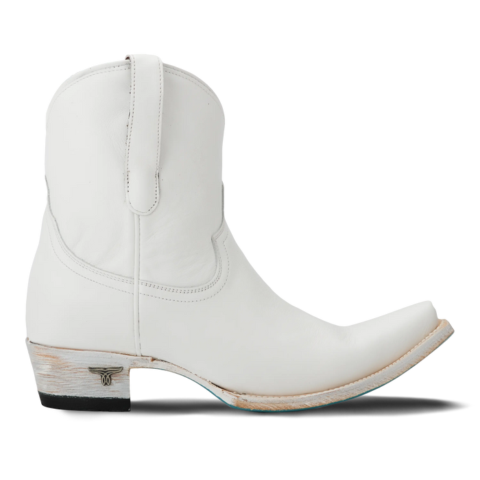 Emma Jane Bootie - Matte White Ladies Bootie Western Fashion by Lane