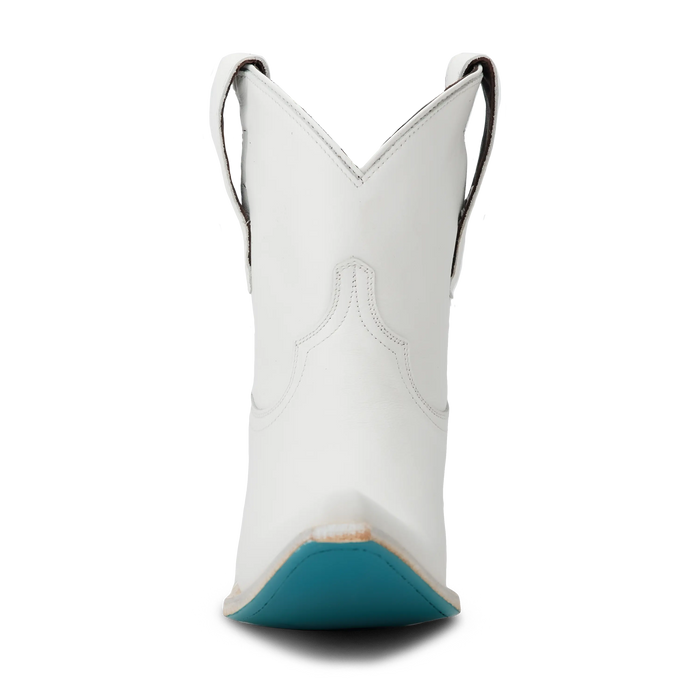 Emma Jane Bootie - Matte White Ladies Bootie Western Fashion by Lane