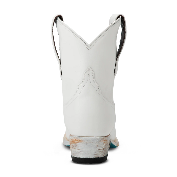 Emma Jane Bootie - Matte White Ladies Bootie Western Fashion by Lane