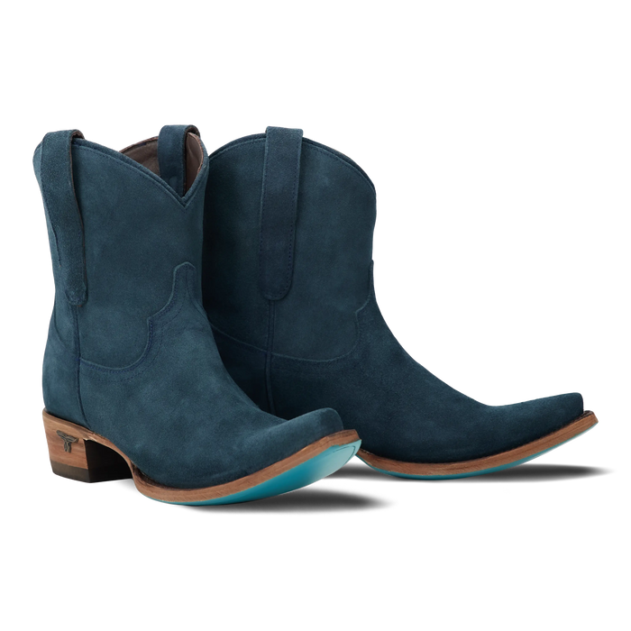 Emma Jane Bootie - Navy Suede Ladies Bootie Navy Suede Western Fashion by Lane