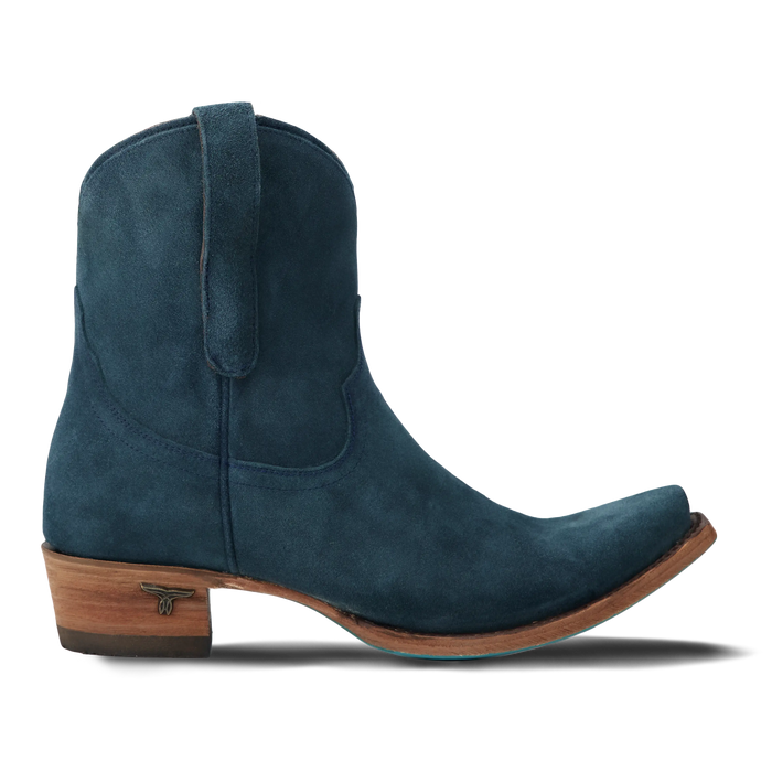 Emma Jane Bootie - Navy Suede Ladies Bootie Western Fashion by Lane