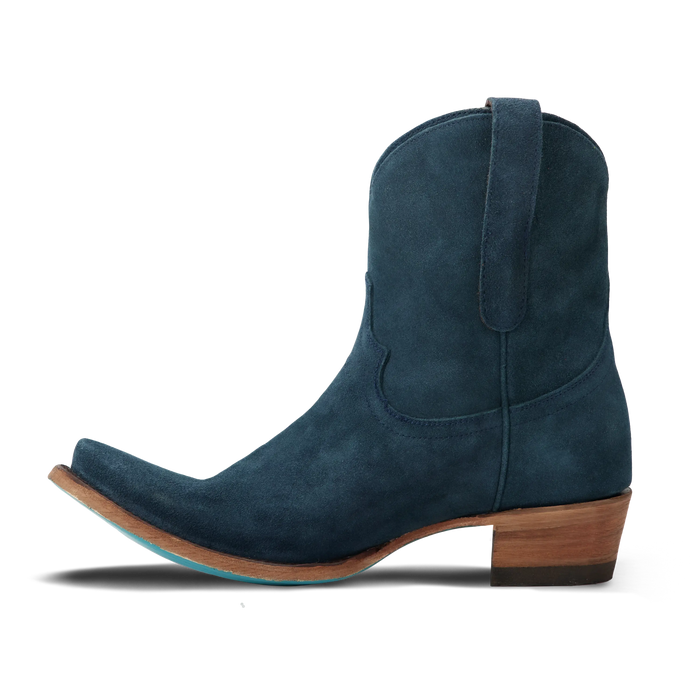 Emma Jane Bootie - Navy Suede Ladies Bootie Western Fashion by Lane