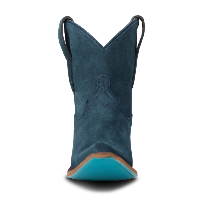 Emma Jane Bootie - Navy Suede Ladies Bootie Western Fashion by Lane