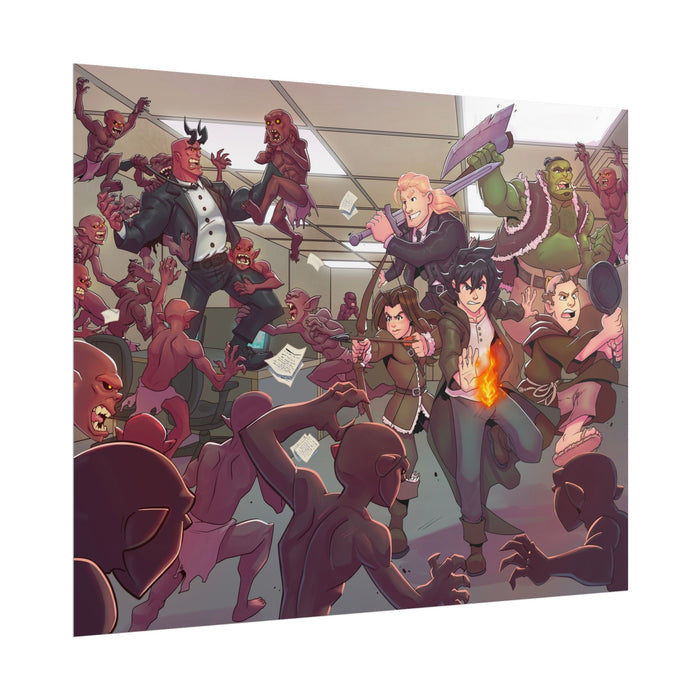 Escape From the Darkworld Art Print