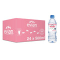Evian Still Natural Mineral Water 24x 500ml
