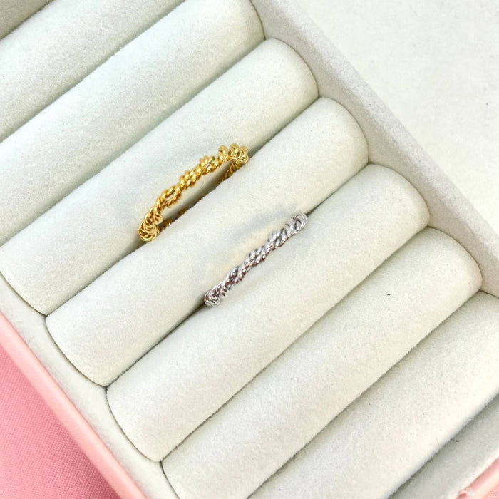 Fedina regolabile intrecciata - Iride Shop - Accessori da Donna