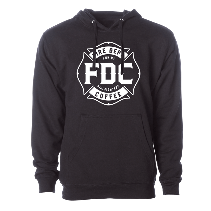 Fire Department Coffee Black Hoodie Fire Department Coffee