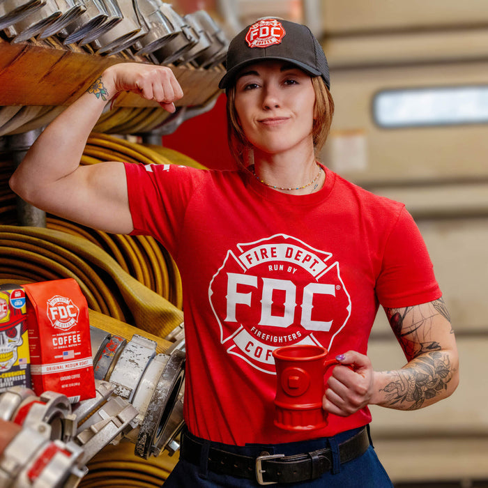 Fire Department Coffee Red Shirt Fire Department Coffee