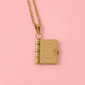 For all those who found themselves in books necklace