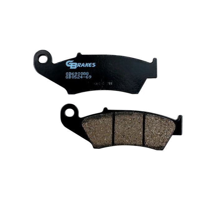 GBrakes Beta 69 Series Semi-Metallic Front Brake Pads