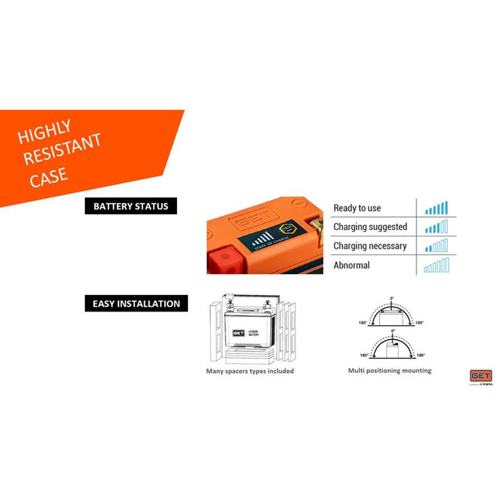 GET Beta GK-ATHBL-0003 Lithium Ion Battery