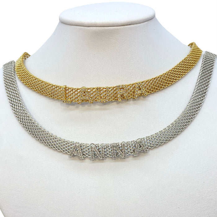 Girocollo catena piena con nome - Iride shop - accessori donna