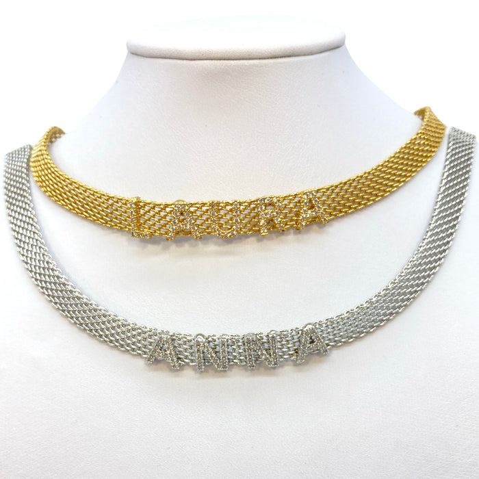 Girocollo catena piena con nome - Iride shop - accessori donna