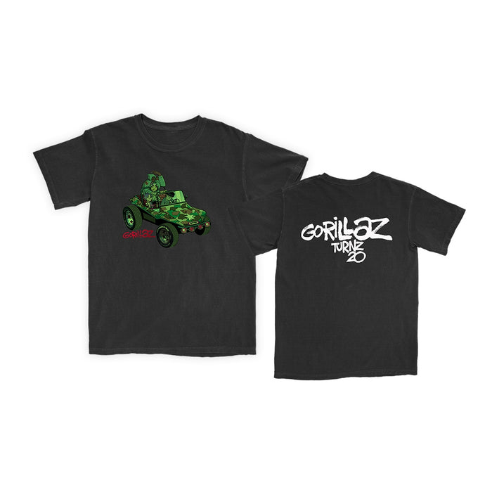 Gorillaz Turnz 20 Black T-Shirt (Limited)