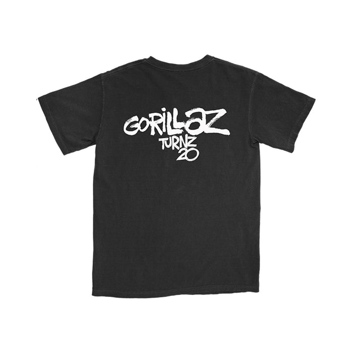 Gorillaz Turnz 20 Black T-Shirt (Limited)
