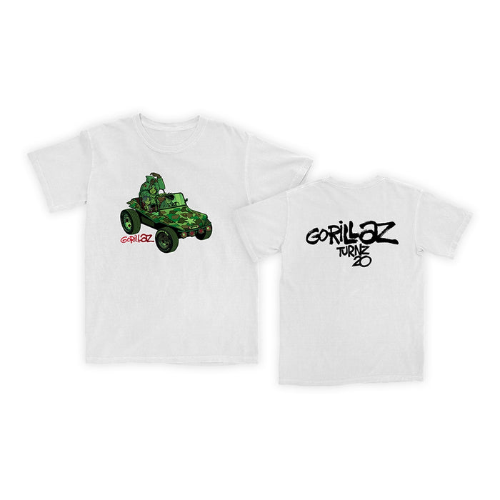 Gorillaz Turnz 20 White T-Shirt (Limited)