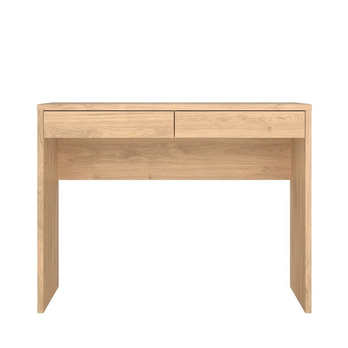 Porch & Den Wilbur Home Office Writing Desk with 2 Storage Drawers