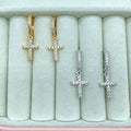 Hoops con croce - Iride Shop - Accessori da Donna