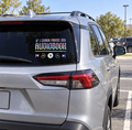 If I Crash, Pause My Audiobook Holographic Car Decal
