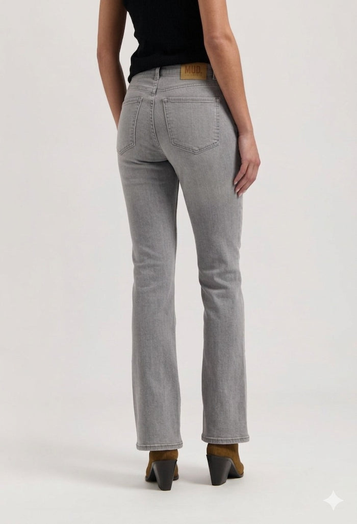 Isy High Flared - Faded Grey