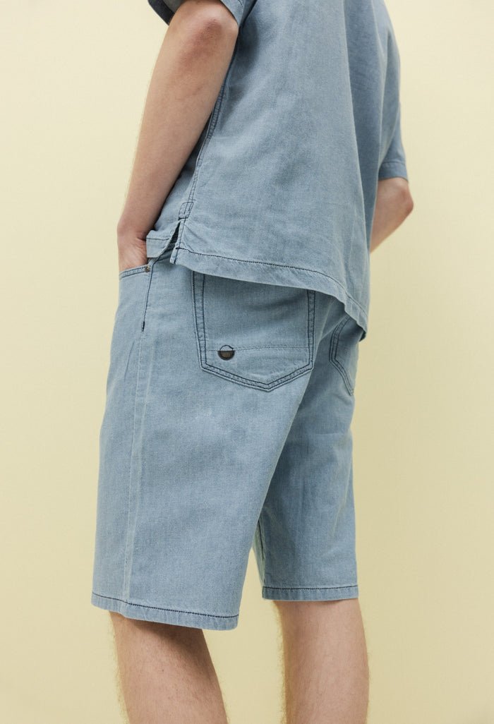 James Summer Short - Stone Vintage