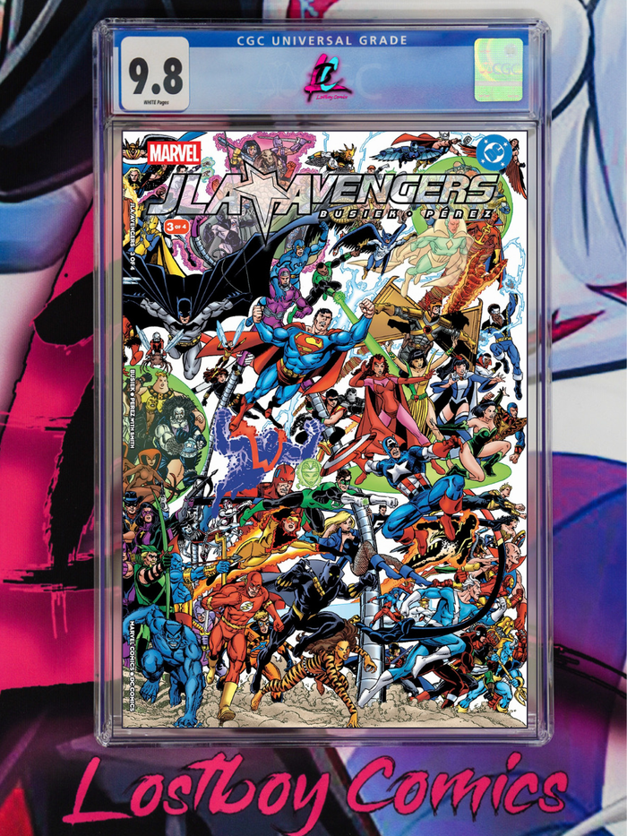 JLA/AVENGERS #3 WRAPAROUND COVER CGC 9.8