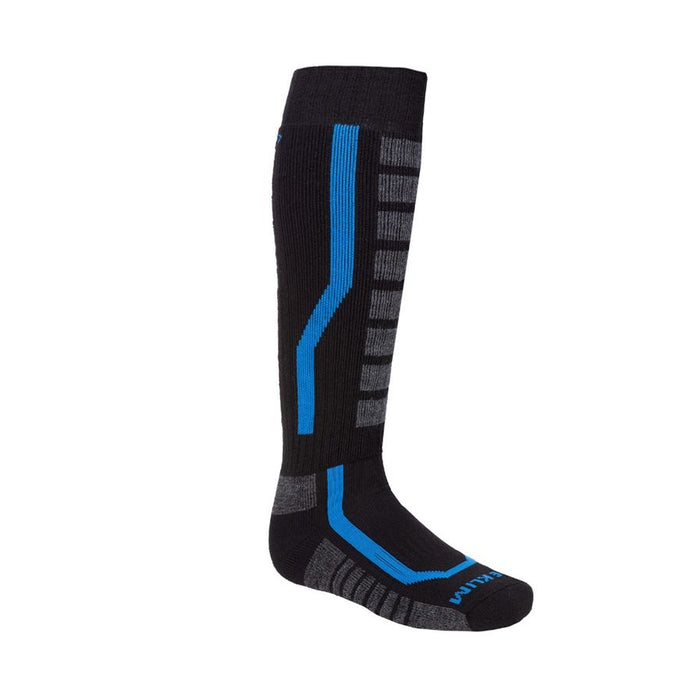 Klim Aggressor 2.0 Sock Black/Electric Blue Lemonade