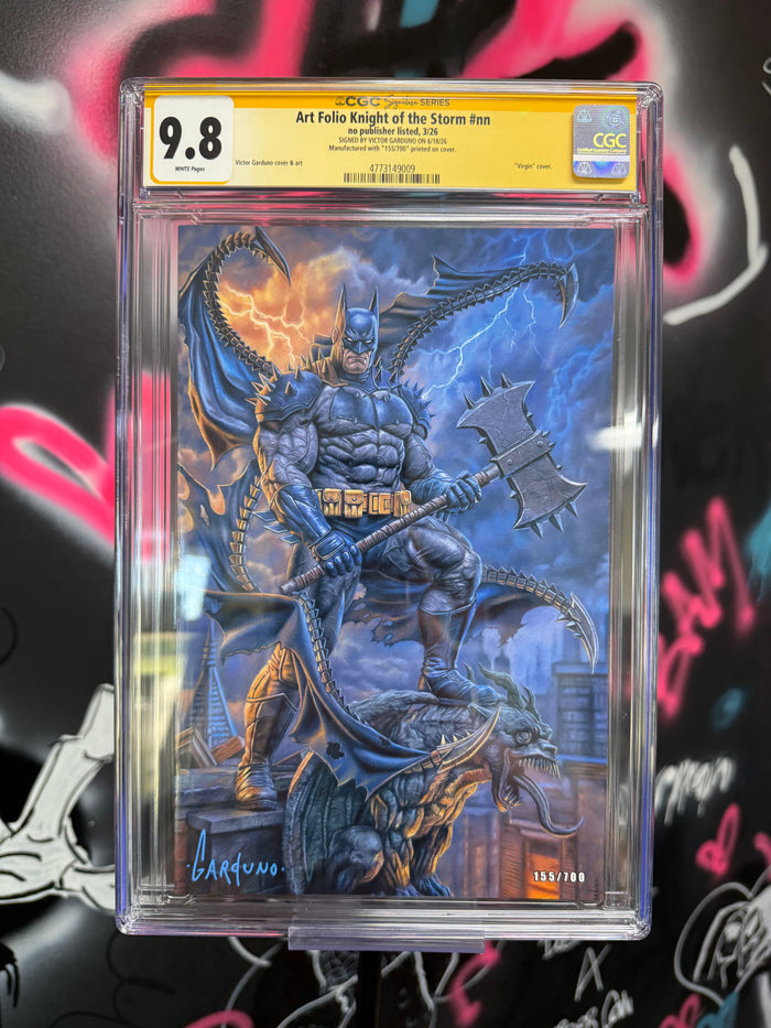 Knight of the Storm #1 Garduno Virgin CGC 9.8 Signature Series