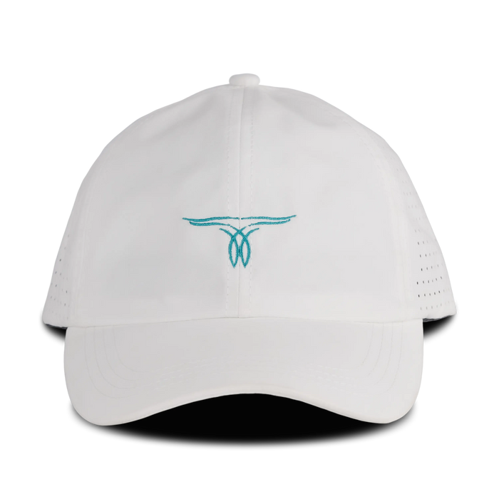 Ladies Ponytail Cap - White Ladies Cap Western Fashion by Lane