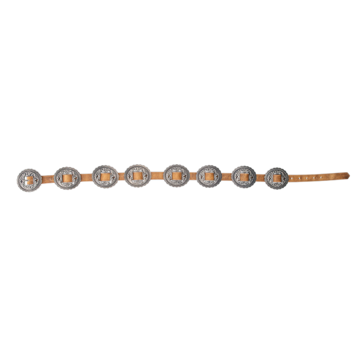 Lane Silver Concho Belt - Desert Clay Belt Western Fashion by Lane