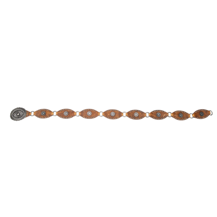 Lane Silver Disc Belt - Desert Clay Belt Western Fashion by Lane