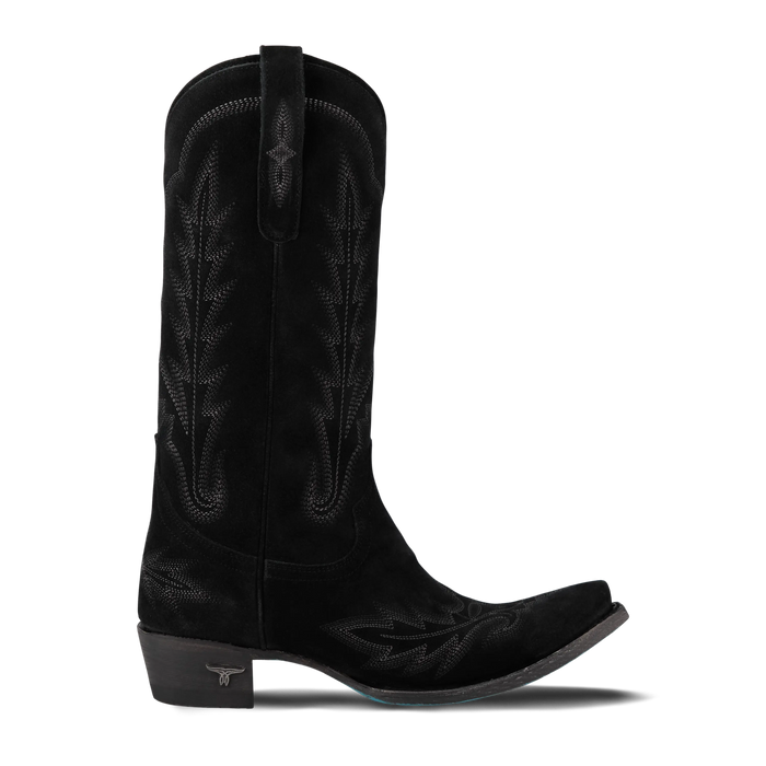 Lexington Boot - Soft Black Suede **Final Sale** Ladies Boot Western Fashion by Lane