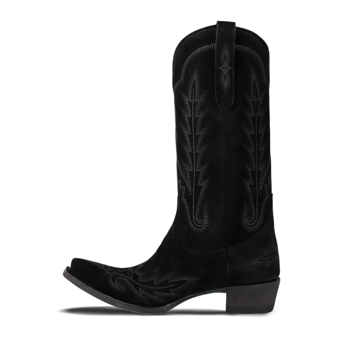 Lexington Boot - Soft Black Suede **Final Sale** Ladies Boot Western Fashion by Lane