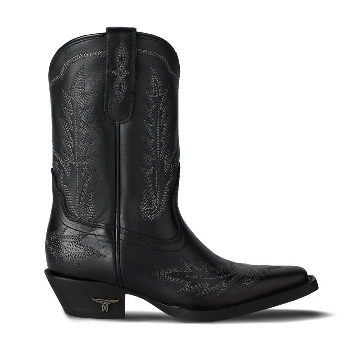 Lil' Lane Girls Lexington Boot - Jet Black Kids Boots Western Fashion by Lane